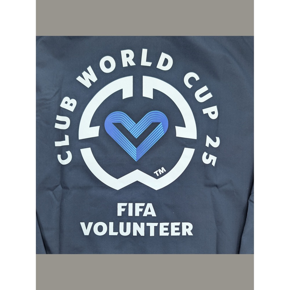 NWOT 2025 FIFA Club World Cup Volunteer Windbreaker Jacket 2XL